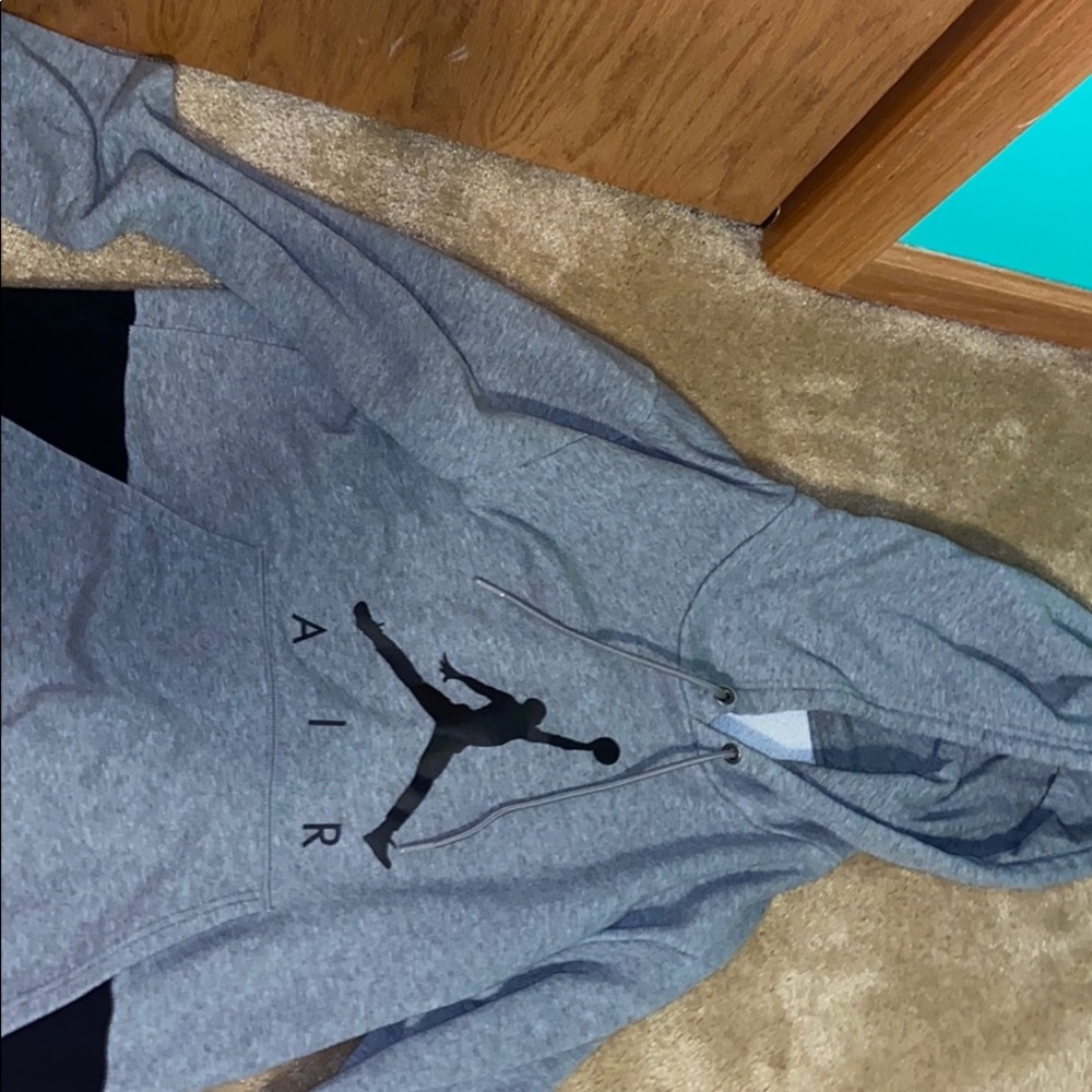 Air Jordan’s Grey Hoodie